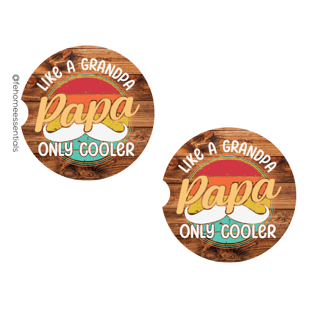 Dad Car Coasters