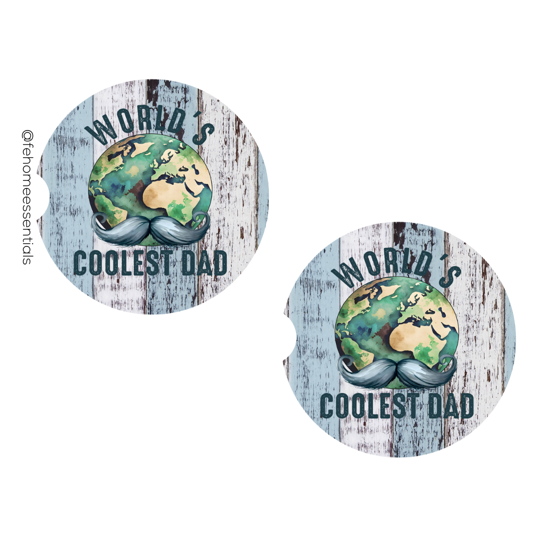 Dad Car Coasters