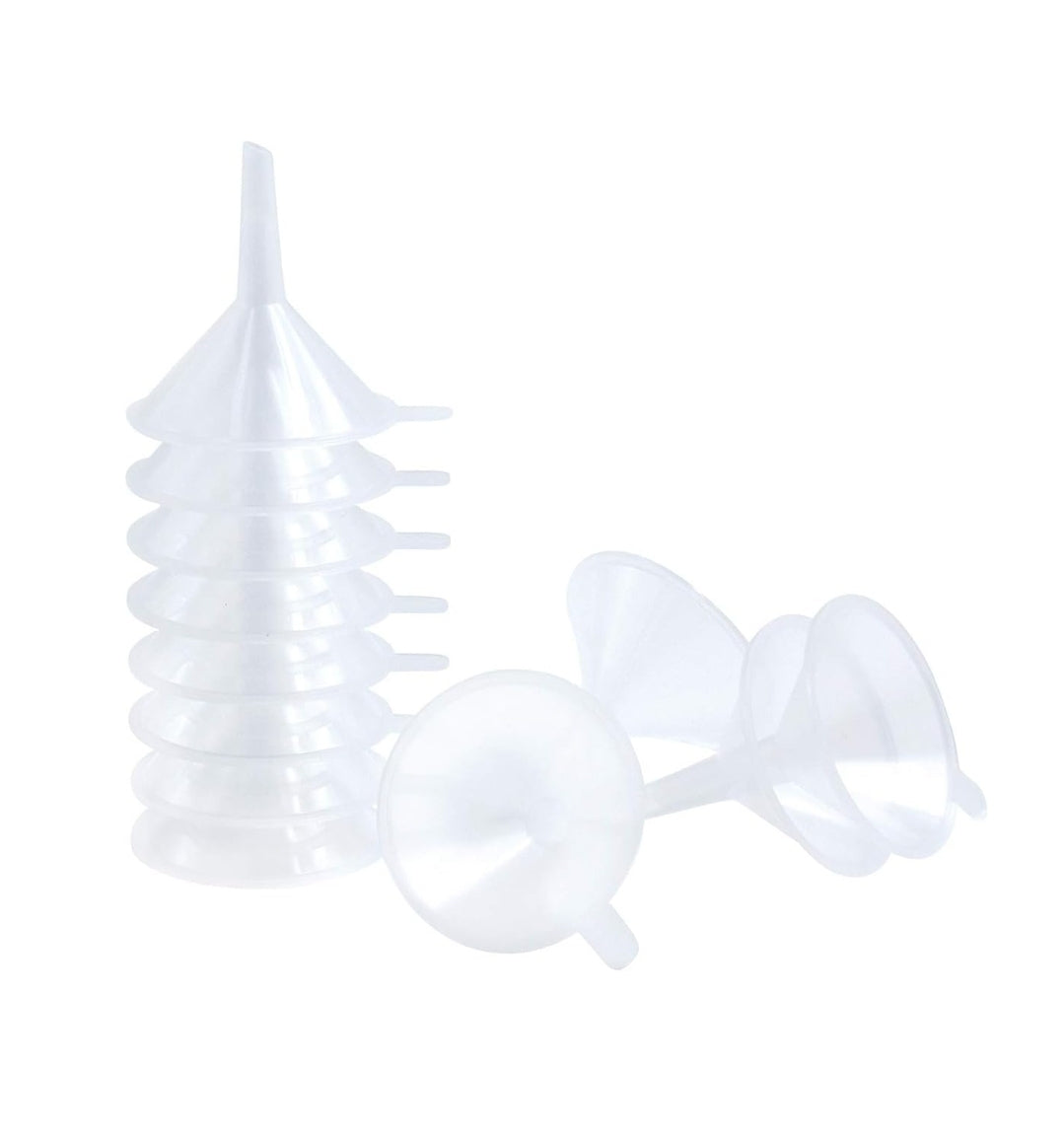 Mini plastic funnels