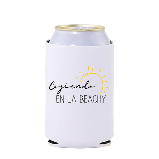 Cogiendo Sol el la Beachy Koozie - Five Elements Home Essentials